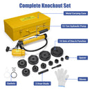 Yescom 15 Ton Hydraulic Punch Press w/ 10 Piece Tool Kit