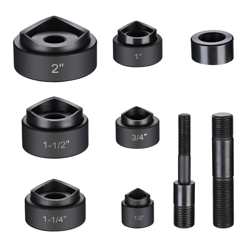 Yescom 8 Ton Hydraulic Punch Tool 1/2-2in Knockout Set