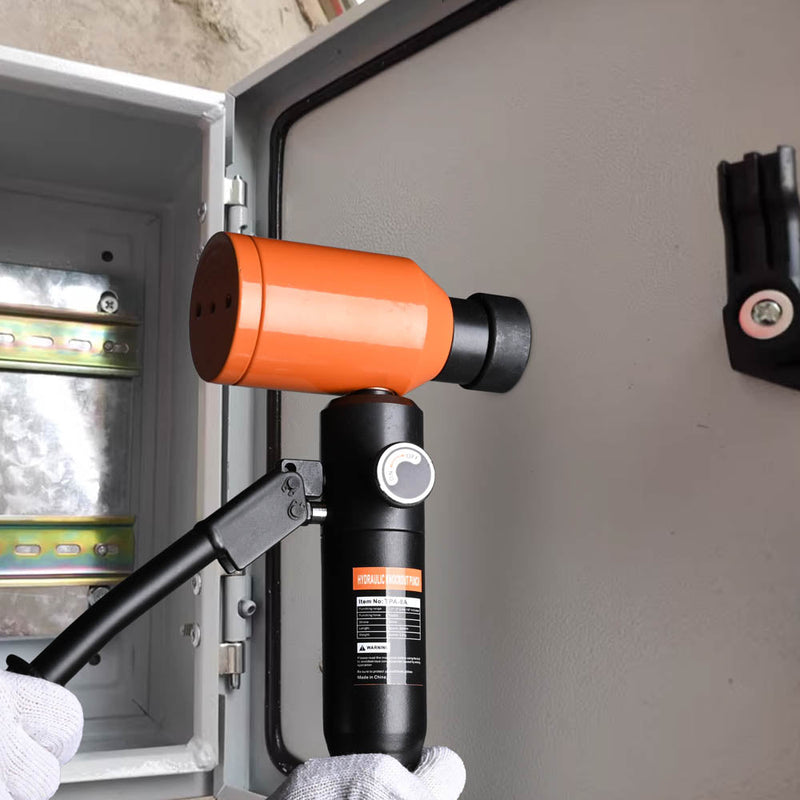 Yescom 8 Ton Hydraulic Punch Tool 1/2-2in Knockout Set