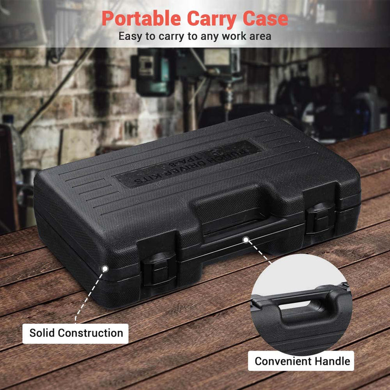 Yescom 8 Ton Hydraulic Punch Tool 1/2-2in Knockout Set