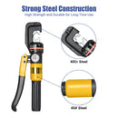 Yescom Hydraulic Cable Terminal Wire Crimping Tool 10-Ton 9pcs by yescomusa
