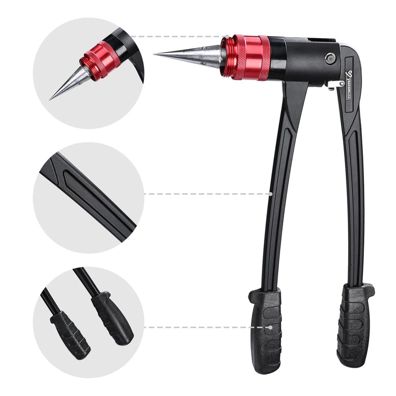 Yescom Auto Rotate PEX-A Expansion Tool with Tubing Cutter & Head