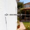 Yescom 1/4" x 4" Wire Cable Turnbuckle Hook & Eye Stainless Steel