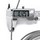 Yescom 3.18mm Wire Rope Type 316 Stainless Steel, 7x7, 1/8"x500'