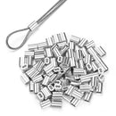 Yescom Wire Cable Aluminum Crimping Sleeve for 2-2.5mm 100ct.