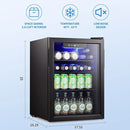 2.6 Cu.ft Wine Cooler/Cabinet Beverage Refrigerator W5870BH