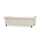 Chesterfield Style 3 Seater Sofa With Deep Button Tufting by HouseOfZazla