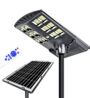 2600W Solar Street Lights Outdoor,Solar Security Flood Lights 42000lumens 6500K Dusk to Dawn Without Motion Sensor IP66 Waterproof for Parking Lot,Stadium,Garden,Yard,Basketball