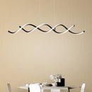 GobekUsa Black Metal LED Pendant Ceiling Light for Contemporary Dining Room Decor