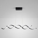 GobekUsa Black Metal LED Pendant Ceiling Light for Contemporary Dining Room Decor