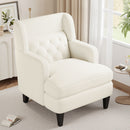 Upholstered Accent Chair Tufted Armchair For Living Room And Bedroom by Unique Piece Furniture