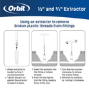 1/2" & 3/4" Riser Extractor 26076