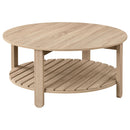 Altos - 1 Shelf Round Table