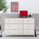 Farnsworth - 6 Drawer Dresser - Ivory by Unique Piece Furniture