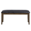 Damica - Bench - Brown / Walnut