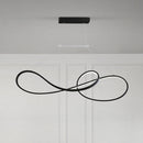 GobekUsa LED Strip Island Pendant Light - Minimalist Metal Dining Room Lighting Fixture