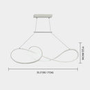 GobekUsa LED Strip Island Pendant Light - Minimalist Metal Dining Room Lighting Fixture
