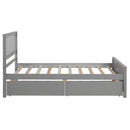 Platform Bed With Two Drawers by Unique Piece Furniture