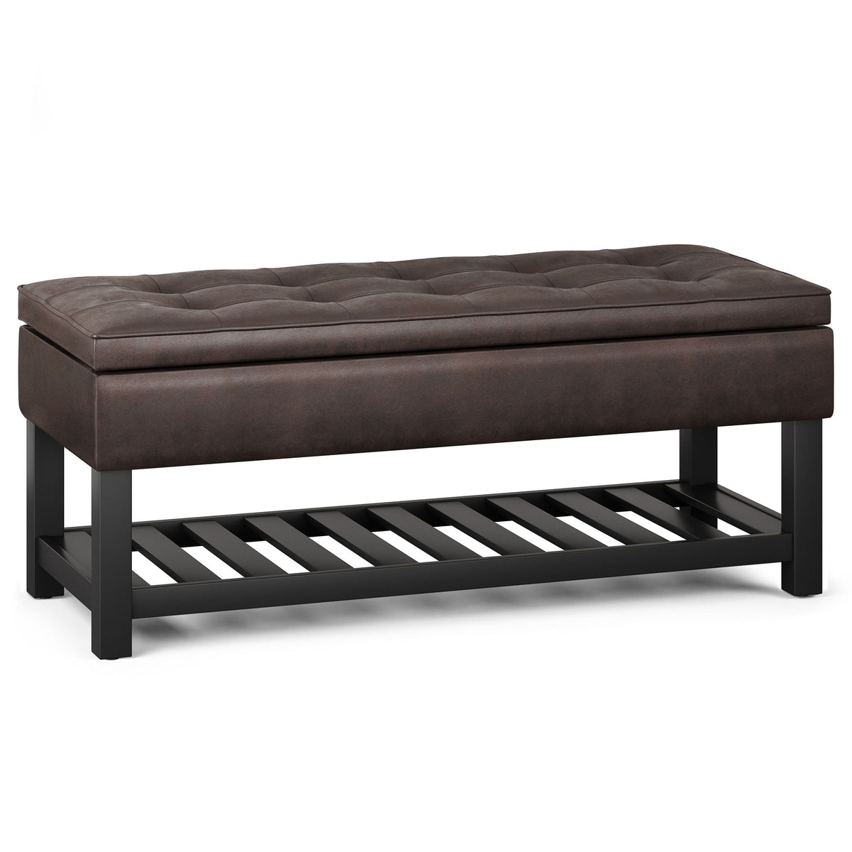 Cosmopolitan - Storage Ottoman Bench With Open Bottom, photo 4 of 40