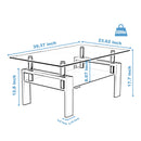Rectangle Coffee Table, Modern Side Center Tables For Furniture by HouseOfZazla