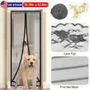 Magnetic Mesh Curtain for Door with Seamless Magnets by LJGDeals