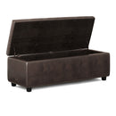 Hamilton - Upholstered Storage Ottoman by Unique Piece Furniture