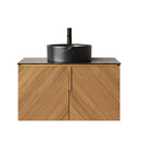 ARAI 30" Bathroom Vanity & Sink, Wall-Mounted Plywood Cabinet with Double Doors by HouseOfZazla