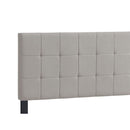 Destiny - Eastern King Panel Bed - Beige by HouseOfZazla
