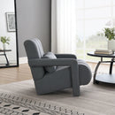 Modern Upholstered Accent Chair, Comfortable Fabric With A Pillow For Living Room by Unique Piece Furniture