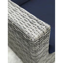 Wicker Seating Group Set With Table And Cushions by Unique Piece Furniture