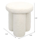 Wesley - Stool - Ivory by HouseOfZazla