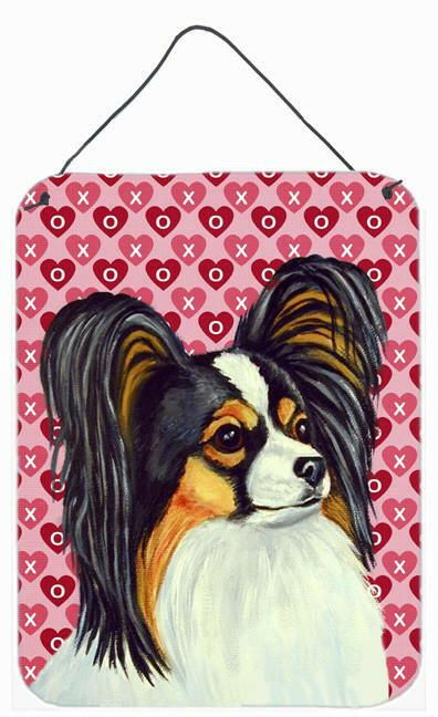 Papillon Hearts Love and Valentine's Day Portrait Wall or Door Hanging Prints