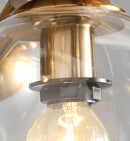 GobekUsa Mid-Century Gold Island Pendant Light - 8 Lights, Spherical Glass, Perfect for Dining Table