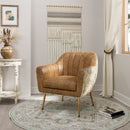 Rose - Accent Chair - Brown by HouseOfZazla