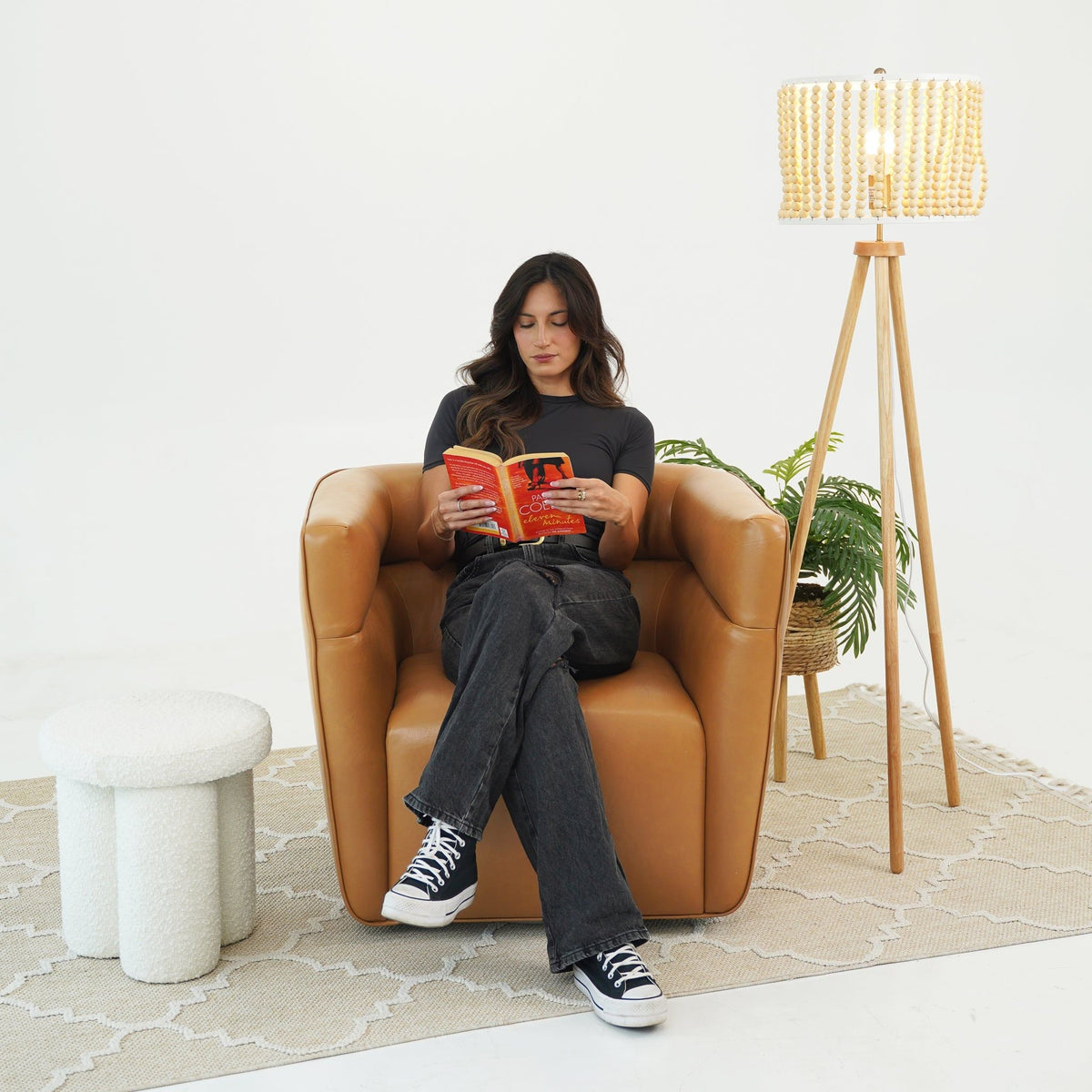 Callan - Swivel Chair - Tan, photo 3 of 9