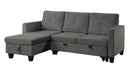 Nova - Reversible Sleeper Sectional Sofa With Storage Chaise by HouseOfZazla