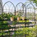 Metal Garden Trellis Rustproof Trellis For Climbing Plant, Outdoor Flower Support by HouseOfZazla