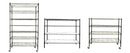 7 Tier Wire Shelving Unit, 2450 LBS NSF Height Adjustable Metal Garage Storage Shelves with Wheels, Heavy Duty Storage Wire Rack Metal Shelves - Black