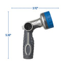 Heavy Duty 6-Pattern Zinc Thumb Control Nozzle 26480