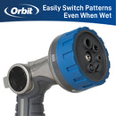 Heavy Duty 6-Pattern Zinc Thumb Control Nozzle 26480