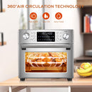 26.4QT Air Fryer Oven, 2 in 1 Toaster Oven Air Fryer Combo 5A502