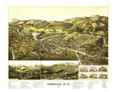 Vintage Map of Gorham, New Hampshire 1888