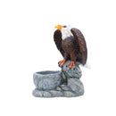 Standing Eagle Statue Garden Planter on Faux Stone Base by HouseOfZazla