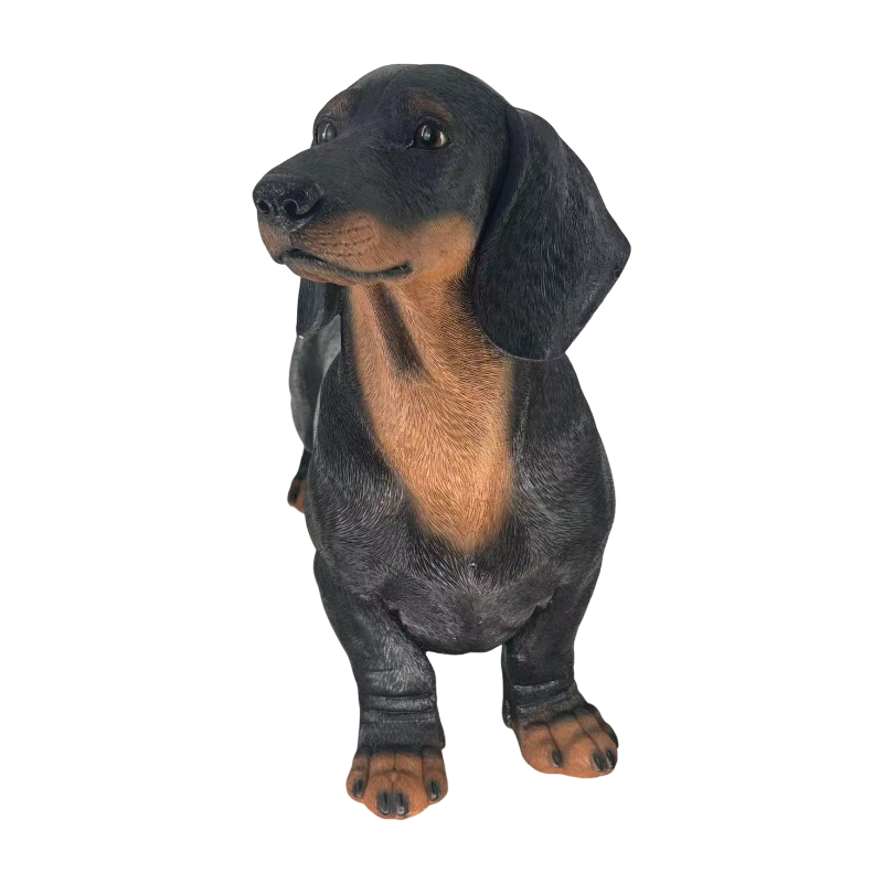 26" Black and Tan Dachshund Statue, photo 10 of 10