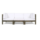 Oana 3 Piece Sofa Set With Water Resistant Cushions