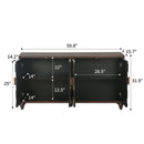 59.8" Sideboard With Honeycomb Pattern