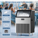 265LBS Freestanding Commercial Ice Maker by Kismile