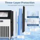100LBS/200LBS/265LBS Freestanding Commercial Ice Maker Z5845A by Kismile