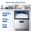 265LBS Freestanding Commercial Ice Maker by Kismile