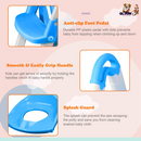Kids Toilet Seat Toddler Potty Training Chair w/ Steps Stool Baby Toilet Ladder Anti-slip Safety
